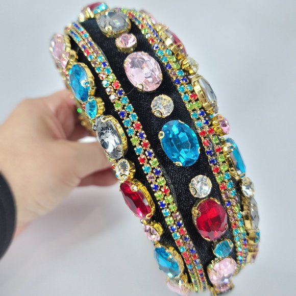NWT Glam Statement Bling Headband Hair Accessory - Picture 5 of 9